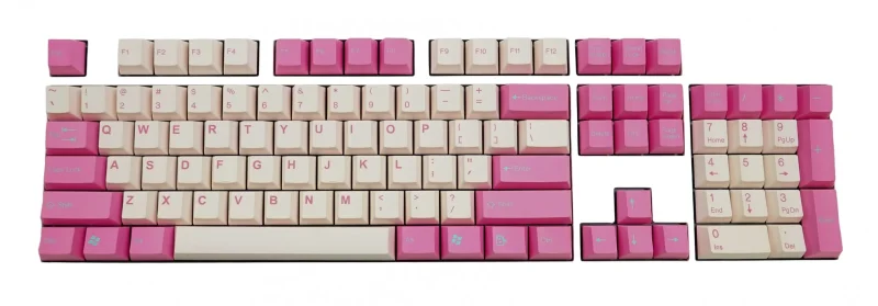 flamingo 115 key abs double shot keycap set