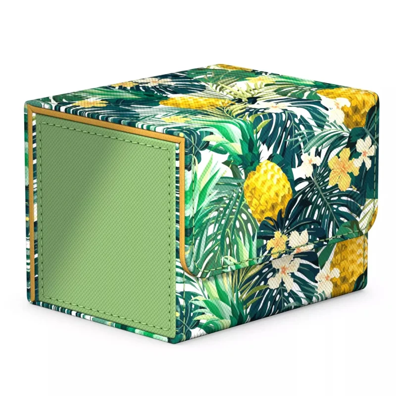 floral places ii bahia green sidewinder deck box ultimate guard