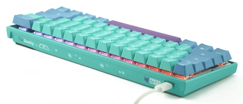 frozen llama mecha mini v2 rgb 60 pbt mechanical keyboard