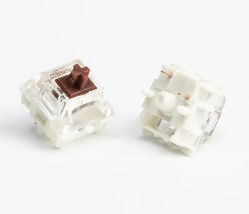 gateron jupiter brown pcb mount switch 55g tactile