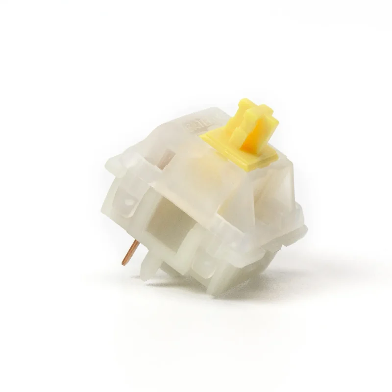 gateron ks 3 milky yellow pro 50g linear switches pcb mount