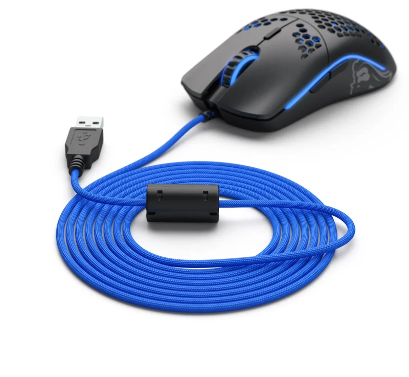 glorious ascended cable v2 cobalt blue premium pc cable