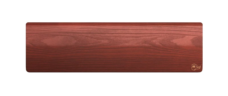 glorious brown tkl wooden wrist rest for pc