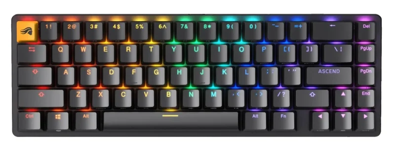 glorious gmmk v2 65 rgb mechanical keyboard hotswap