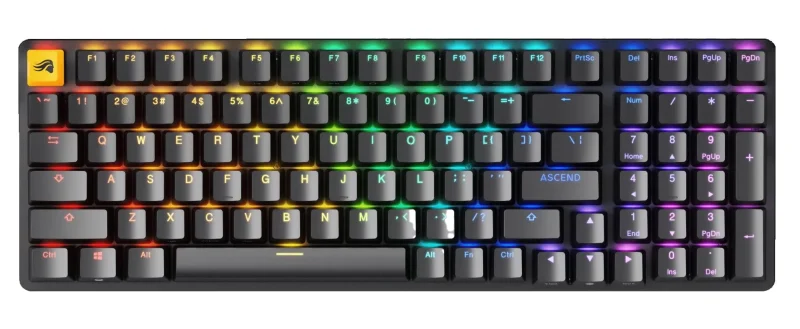 glorious gmmk v2 96 rgb mechanical keyboard hotswap abs