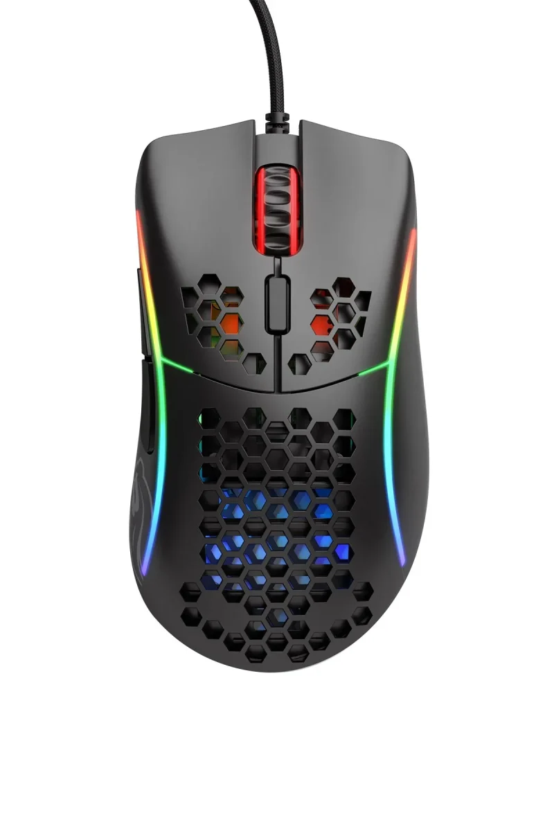 glorious model d minus matte black rgb wired mouse