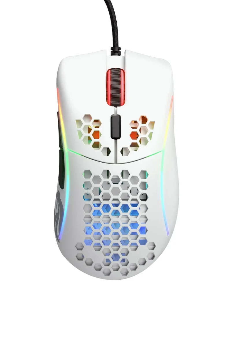 glorious model d minus white rgb mouse wired