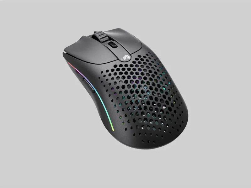 glorious model o 2 matte black rgb wireless mouse