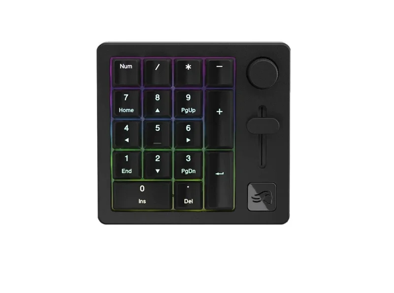 gmmk aluminum bluetooth rgb numpad hotswap mechanical keyboard