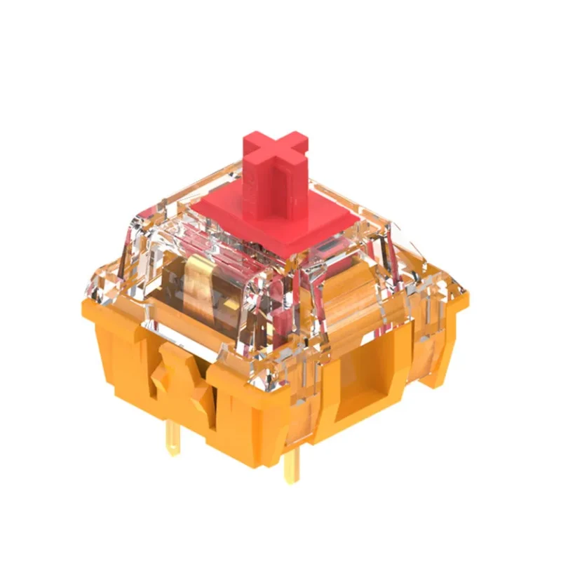 golden red v3 43g linear switch lube included