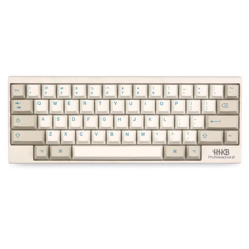 hhkb 60 key oem pbt keycap set blue white topre