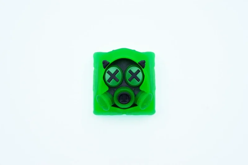 hpk specter green poison crosseye artisan keycap