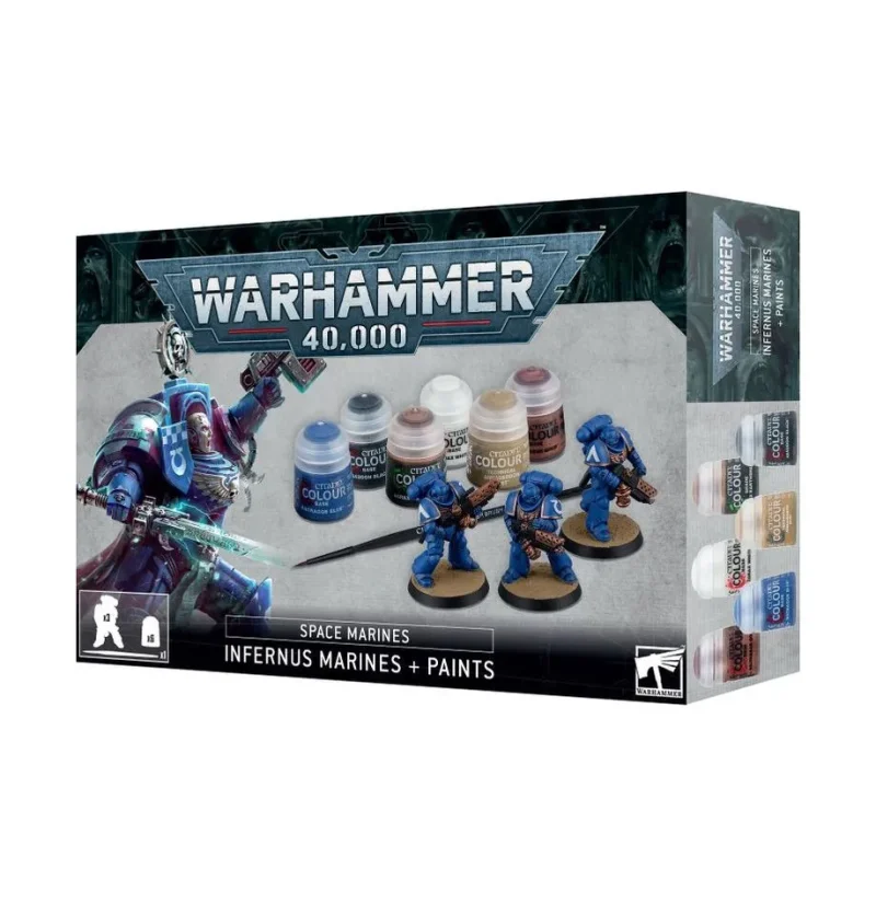 infernus marines space marines mini paints set