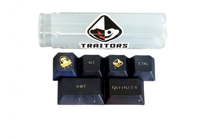 infinity 6 key cherry profile pbt dye sub keycap set