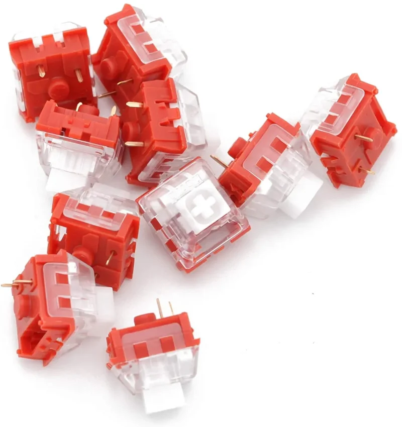 kailh box red 35g linear switch pro plate mount