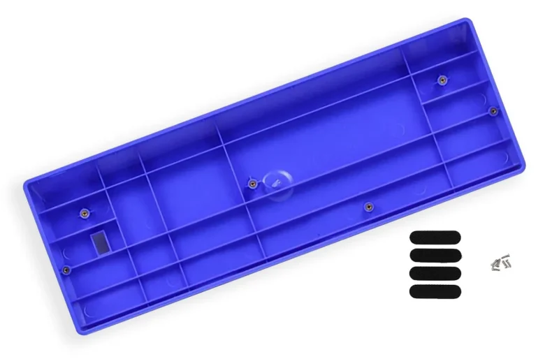 kbdfans 60 dark blue mechanical keyboard case