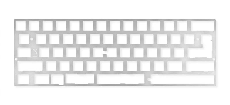 kbdfans dz60 ansi aluminum plate 2 25u left shift