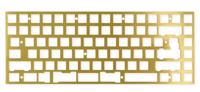 kbdfans kbd75 v1 v2 75 brass plate secure return option