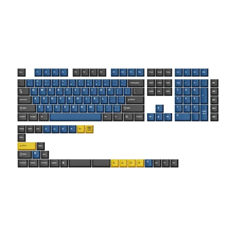 keychron 143 key double shot pbt keycap set cherry profile