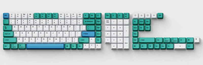 keychron iceberg 133 key pbt keycap set