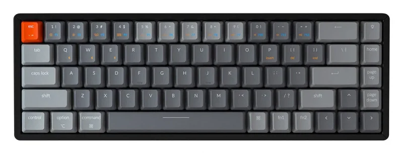 keychron k6 65 bluetooth rgb mechanical keyboard for win mac