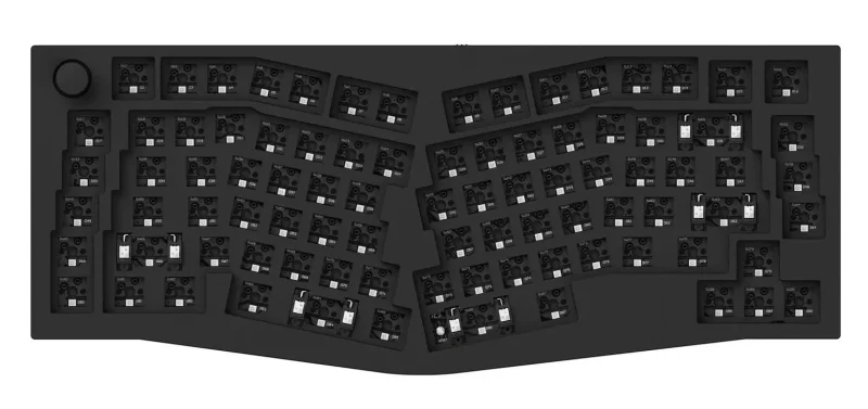 keychron q10 aluminum 75 alice layout rgb mechanical keyboard w knob hotswap for win mac