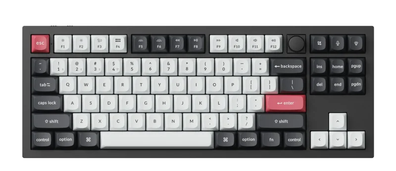 keychron q3 he wireless aluminum tkl keyboard