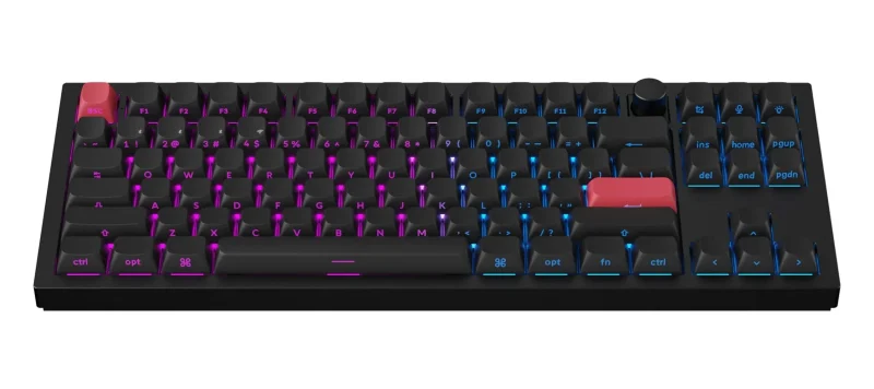 keychron q3 max wireless tkl rgb mechanical keyboard w knob mac win compatible