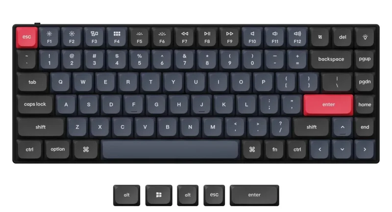 keychron s1 aluminum 75 rgb hotswap keyboard win mac support