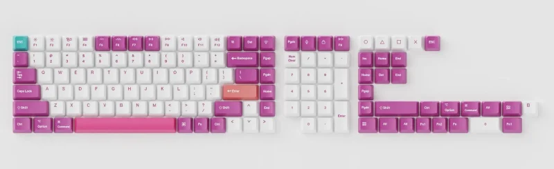 keychron unicorn c 133 pbt keycap set oem profile