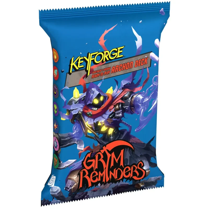 keyforge grim reminders archon deck collector s edition