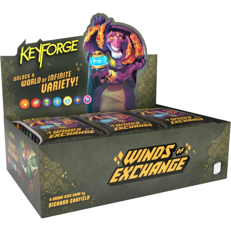 keyforge winds of exchange deck display