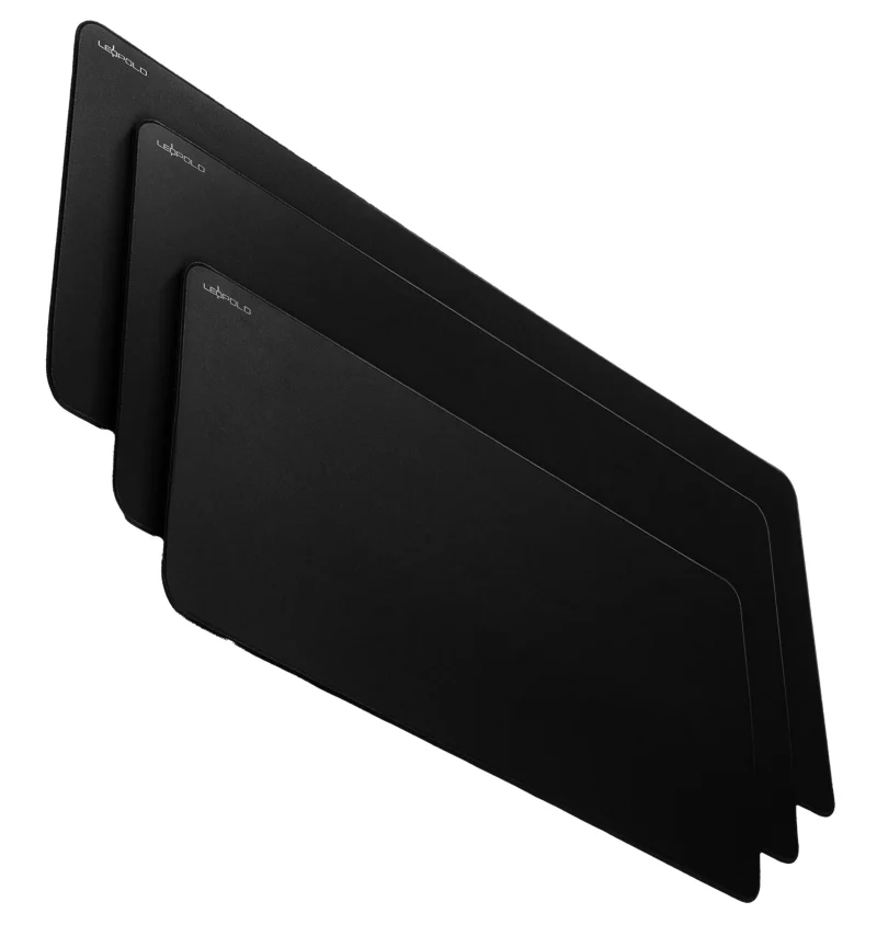 leopold alpha cell black desk mat premium quality scaled