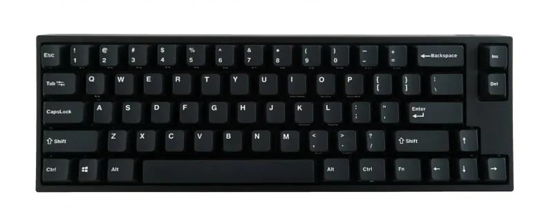 leopold fc660m 65 black pd double shot pbt mechanical keyboard