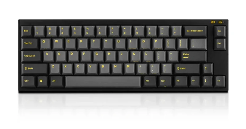 leopold fc660mbt ash yellow 65 bluetooth pbt mechanical keyboard