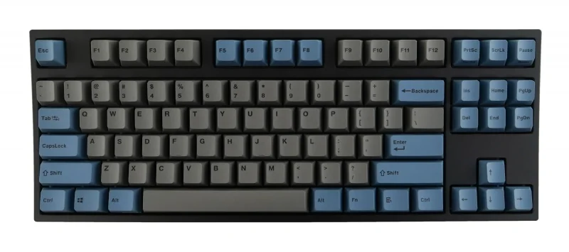 leopold fc750r blue grey tkl pbt mechanical keyboard