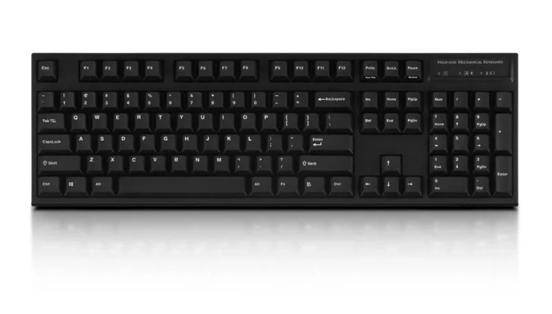 leopold fc900rbt bluetooth mechanical keyboard black pbt double shot