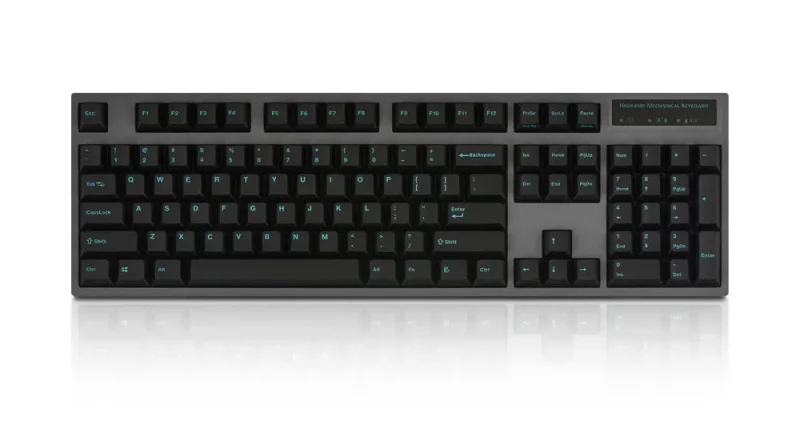 leopold fc900rbt charcoal blue bluetooth mechanical keyboard