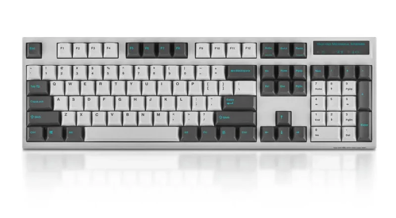 leopold fc900rbt white grey bluetooth mechanical keyboard