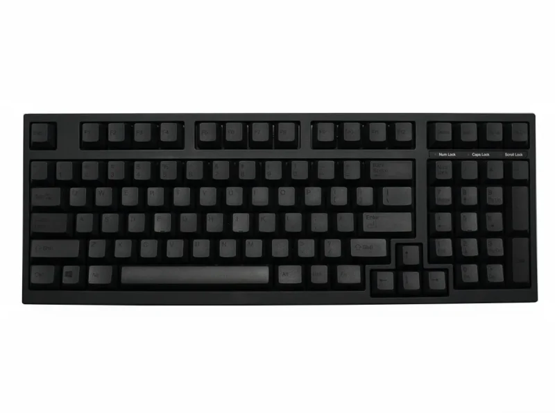 leopold fc980c black dye sub pbt mechanical keyboard