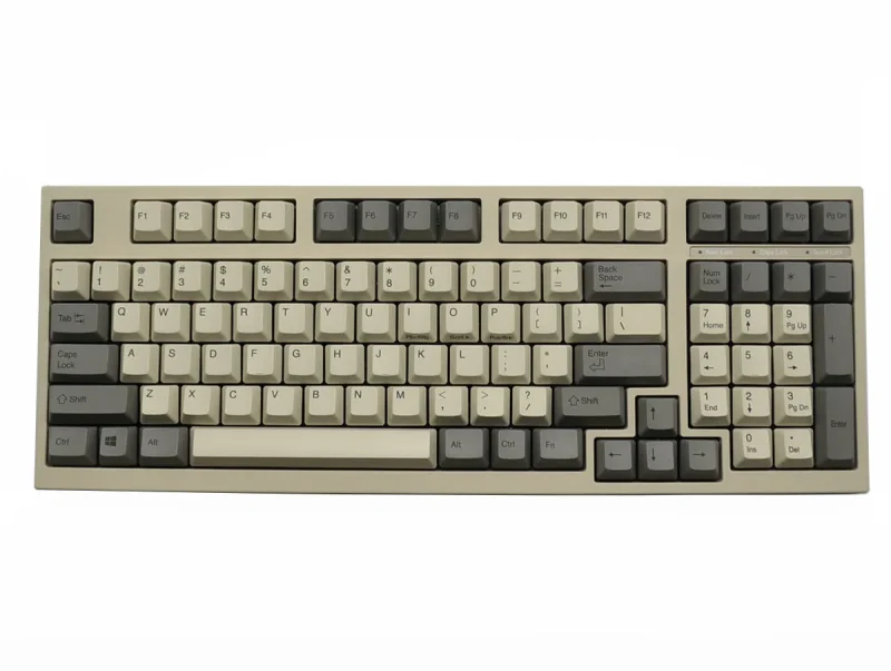 leopold fc980c white dye sub pbt mechanical keyboard