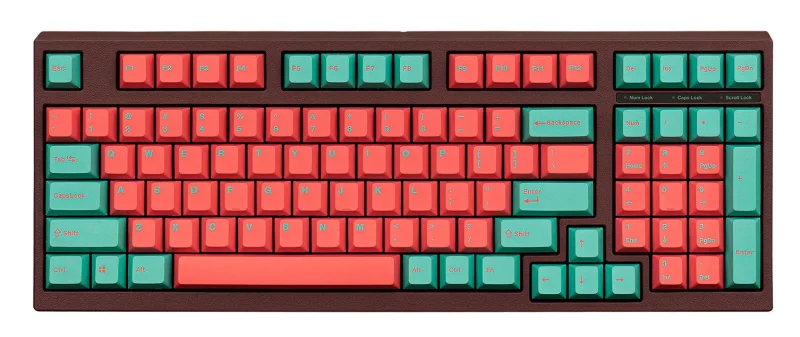 leopold fc980m vapor double shot pbt mechanical keyboard