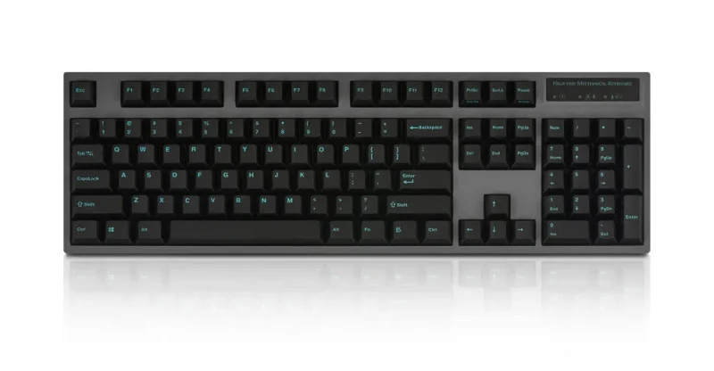 leopold np900rbt charcoal blue bluetooth mechanical keyboard