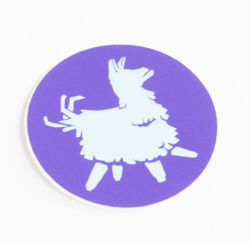 limited edition frozen llama sticker mk