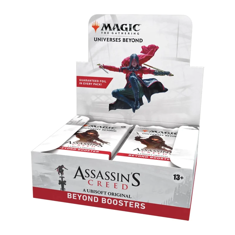 magic the gathering assassin s creed beyond booster display