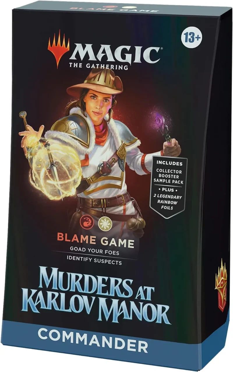 magic the gathering blame game murders at karlov manor commander deck