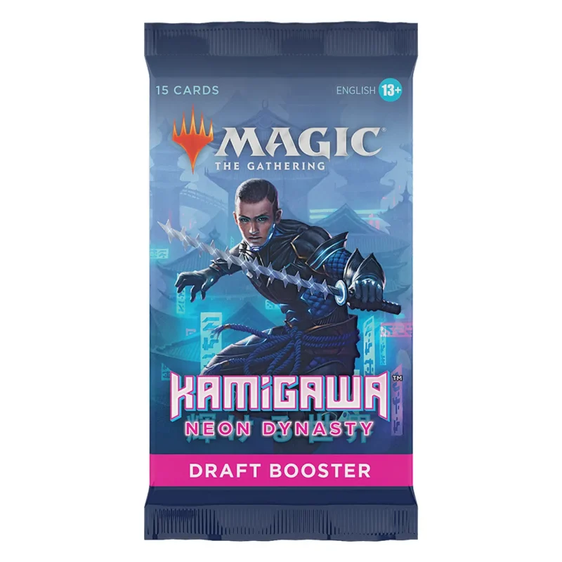 magic the gathering kamigawa neon dynasty draft booster pack