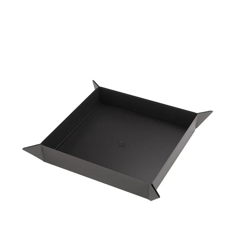 magnetic square dice tray black gray