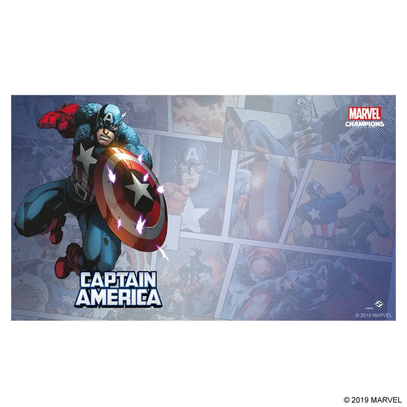 marvel captain america game mat