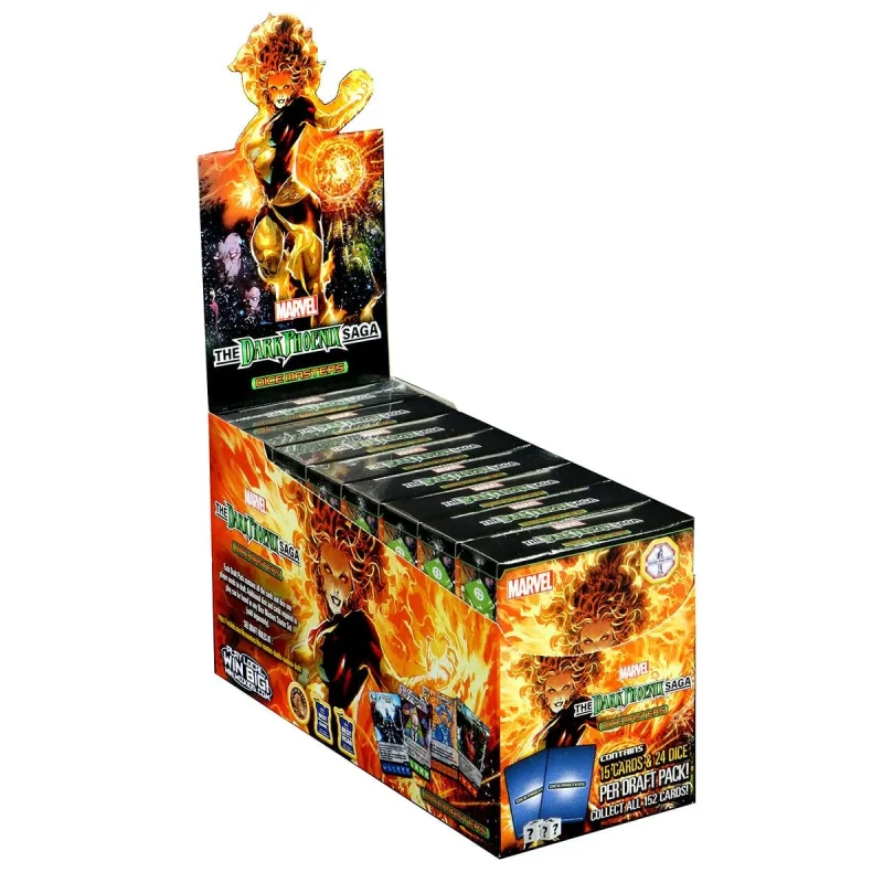 marvel dice masters dark phoenix saga booster display